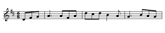 Sonny Brogan's mazurka jig - staff notation