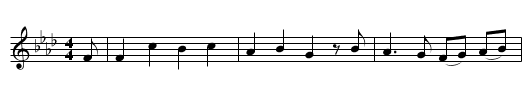 Souling Song (Cheshire) - staff notation
