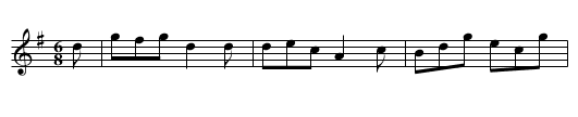 Sour Krout - staff notation