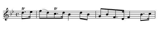 South Fencibles March, The - staff notation