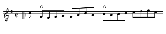 South Shields Lasses - staff notation