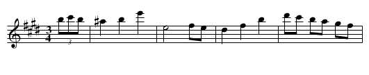 Spanish Dance  [3] - staff notation