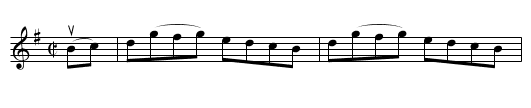 SPANISH DOLLAR -- Hornpipe - staff notation