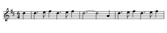 Spanish Gypsie - staff notation