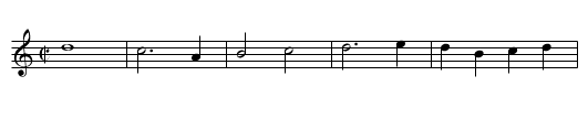 Spanish Pavan - staff notation