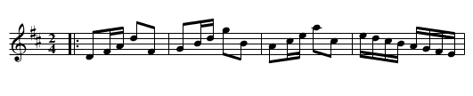 Spanish Polka or Texas Galop - staff notation