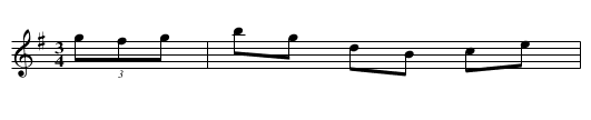 Spanish Waltz [3] - staff notation