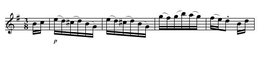 SPANISH WALTZ - staff notation