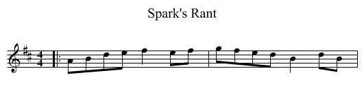 Spark's Rant - staff notation