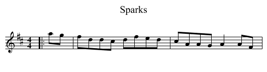 Sparks - staff notation