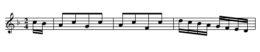 Speak twice before you Answer once - staff notation