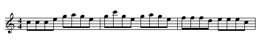 Speed the Plough - staff notation