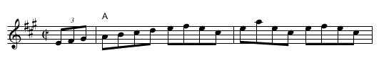 Speed the Plough - staff notation