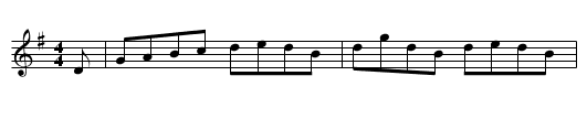 Speed the Plough - staff notation
