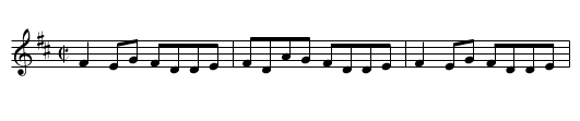 Spindle Shanks - staff notation
