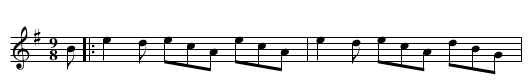 Spirits of Whisky [5], The - staff notation