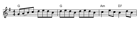 Spleed the Pough - staff notation