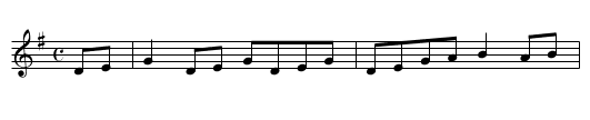 Spootiskerry - staff notation