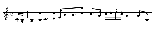 Sporran Mullach, The - staff notation
