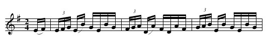 Sporting Molly [1] - staff notation