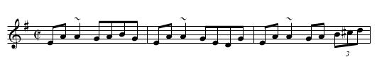 Sporting Paddy - staff notation