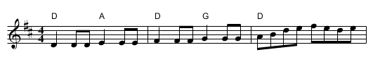Spotted Pony II - staff notation