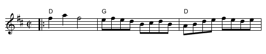Spotted Pony - staff notation