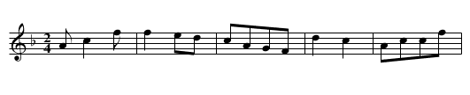 Sprig of Myrtle, The - staff notation
