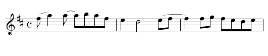 Spring Creek Gal - staff notation