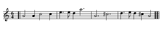 Spring Garden - staff notation