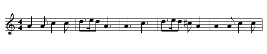 Spring Garden - staff notation