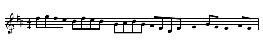 Spring in the Valley - staff notation