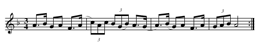 Springleik etter Thorvald Trondsgård (liaisons correctes, mais pbs) - staff notation