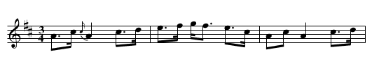 Springlek efter Fjös Erik - staff notation
