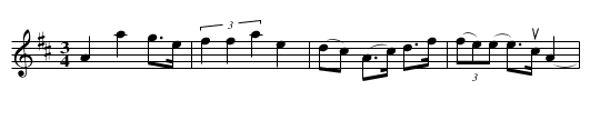 Springlek efter Fjös Erik - staff notation