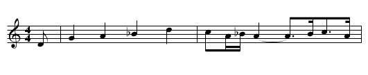 Springlek from Malun - staff notation
