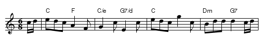 Squire of Bensham - staff notation