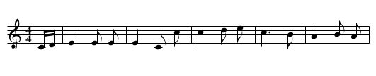 Squire of Tamworth - Hext - staff notation