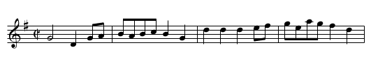 Squire Parsons - staff notation