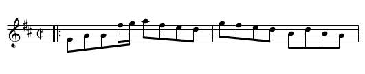 S.r Allex McDonald's Reel - staff notation