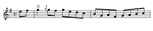St. Adelle's Reel - staff notation