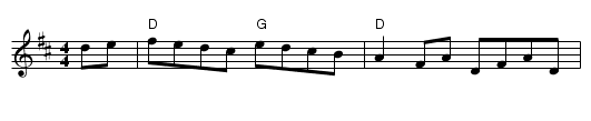 St Anne's (L) - staff notation