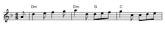 St. Bruno - staff notation
