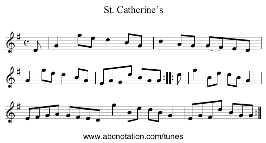 St. Catherine’s - staff notation