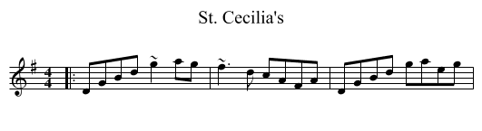 St. Cecilia's - staff notation
