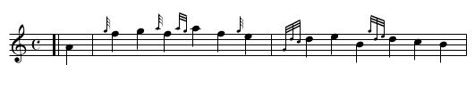 St. Clement - staff notation