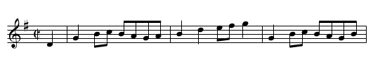 St. Francis Reel - staff notation