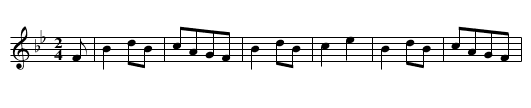 St James's Park - staff notation