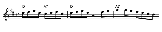 St. Joseph's Reel - staff notation