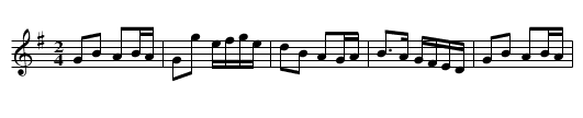 St Mary's Polka - staff notation